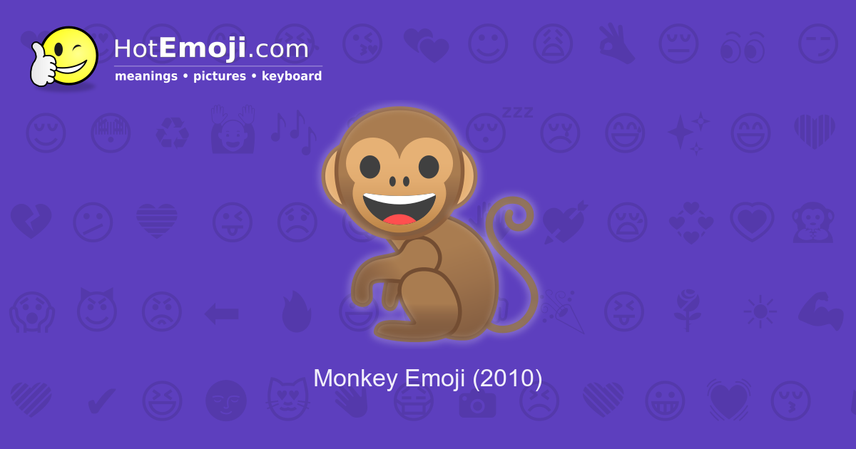 monkey-emoji-meaning-with-pictures-from-a-to-z