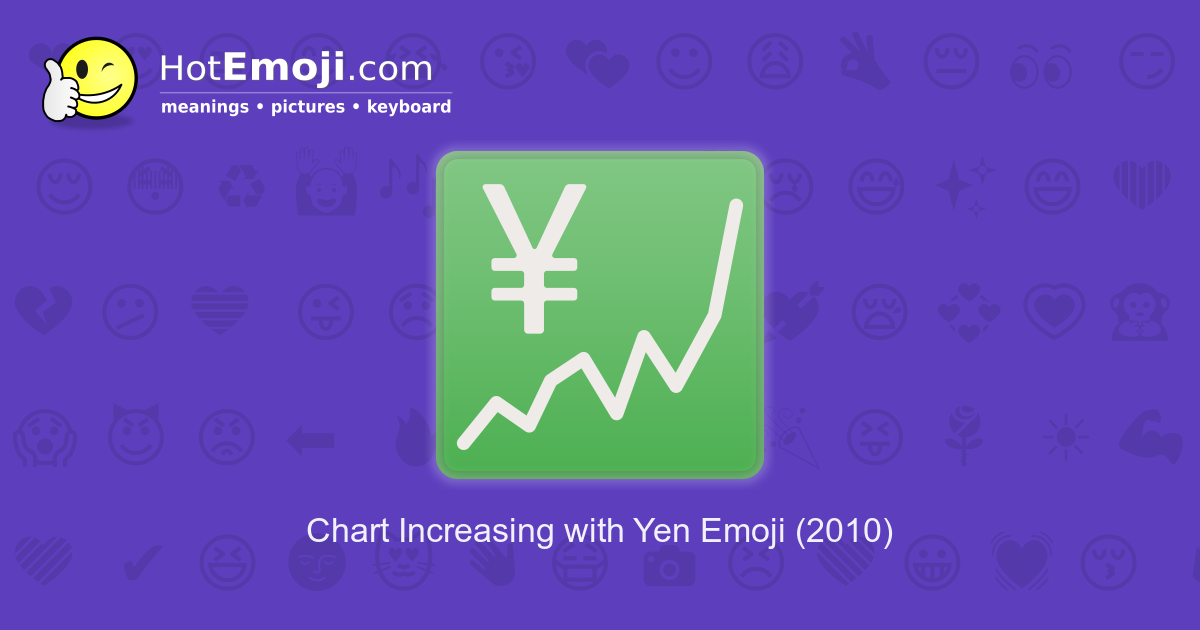 Yen Chart Emoji 