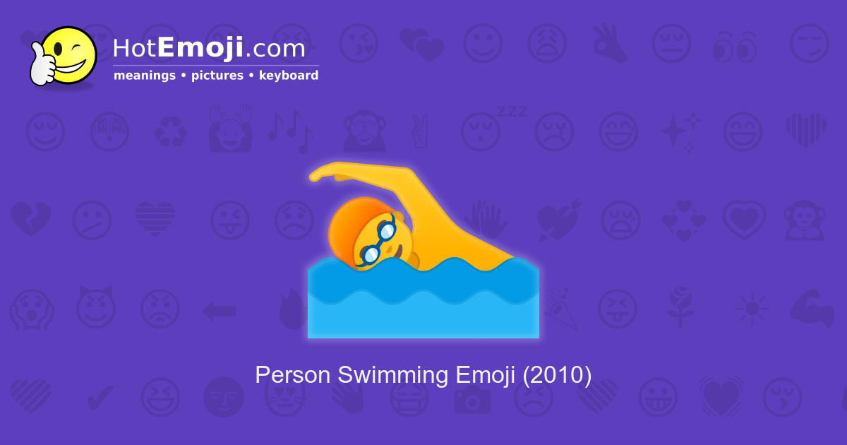 🏊 Swimmer Emoji Meaning with Pictures from A to Z