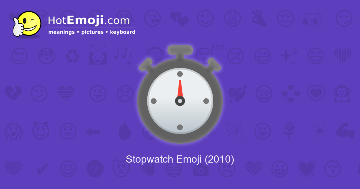 ⏱️ Stopwatch Emoji Meaning with Pictures: from A to Z