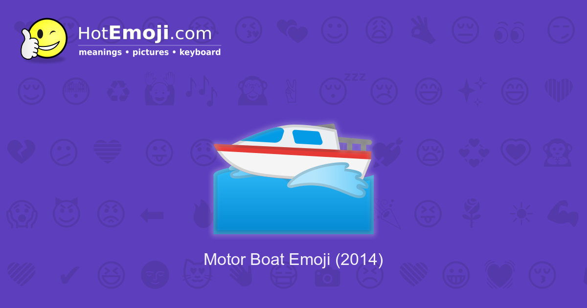 motorboat emoticon