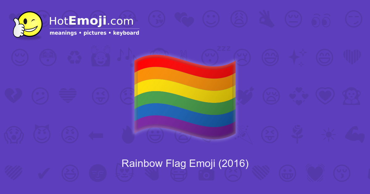 gay flag emoji location samsung