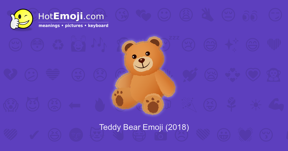 teddy emoji