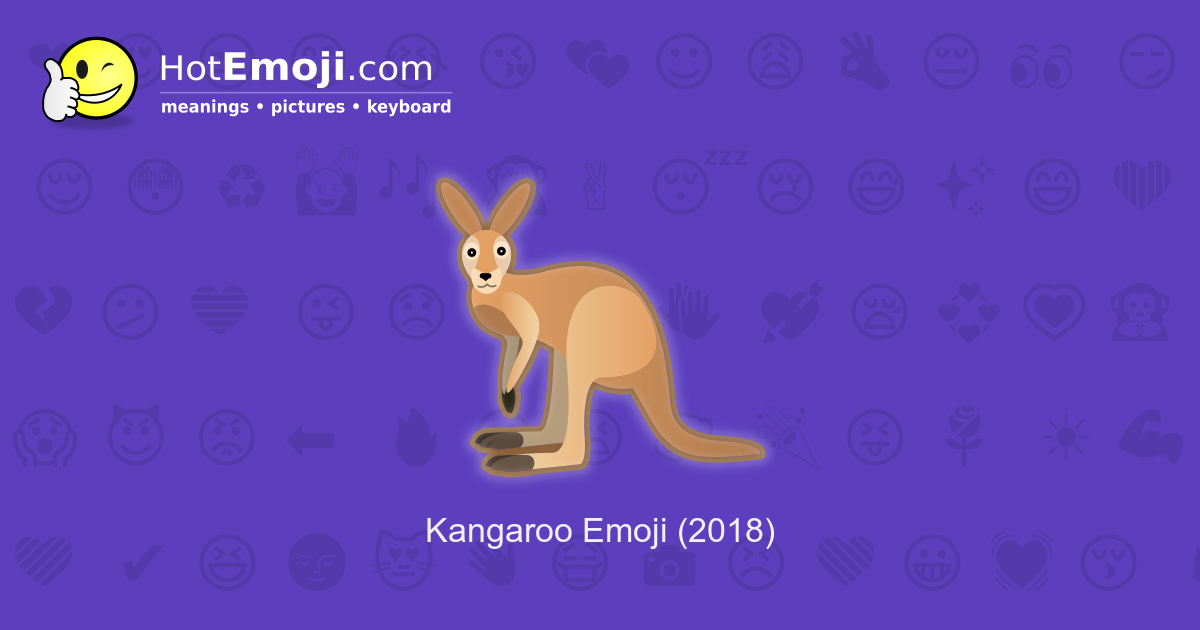 🦘 Kangaroo Emoji Meaning with Pictures from A to Z