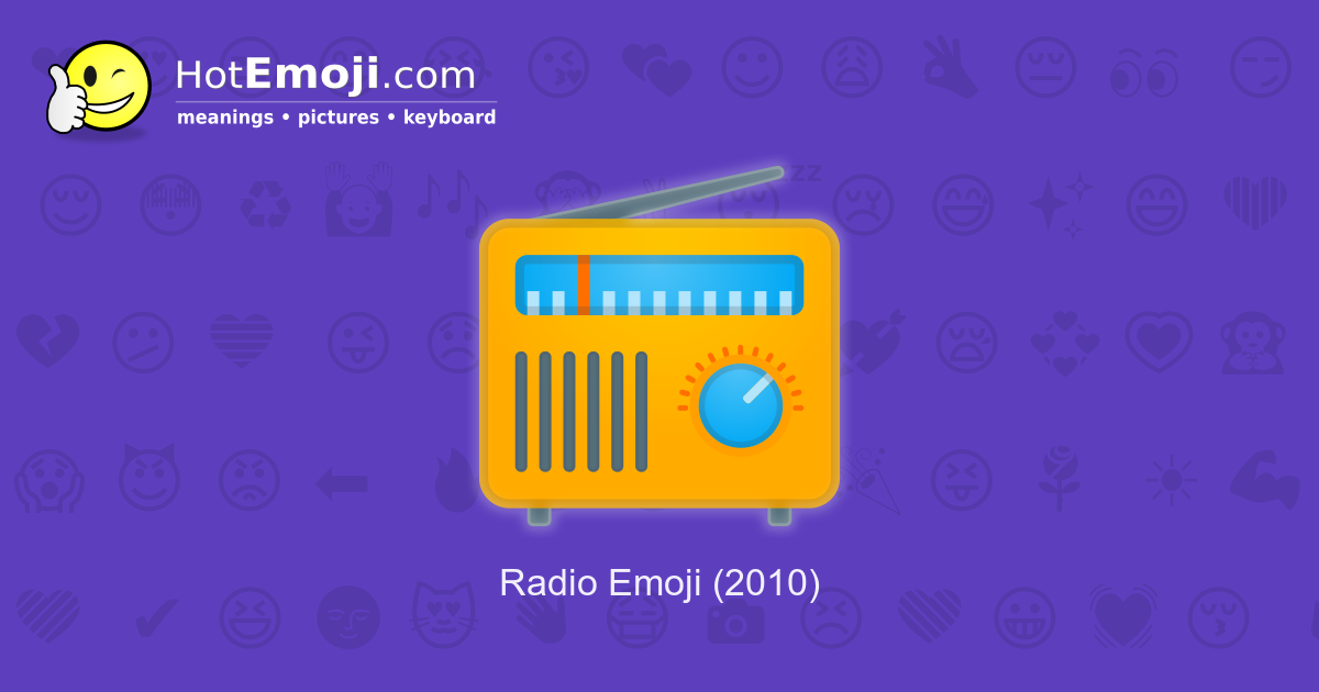 radio-emoji-meaning-with-pictures-from-a-to-z