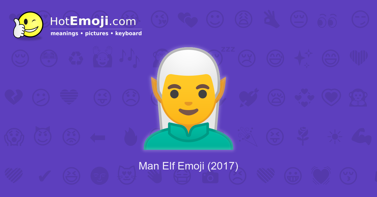 🧝‍♂️ Elfo Hombre Emoji