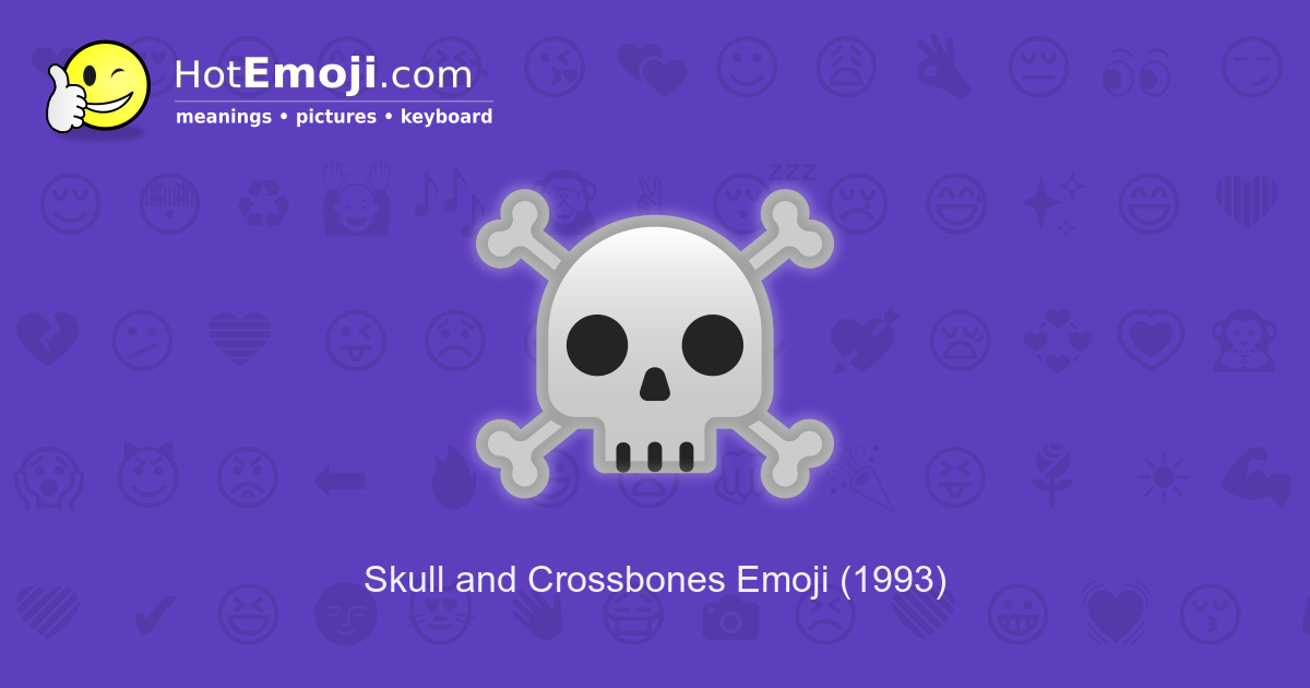 skull and bones emoji