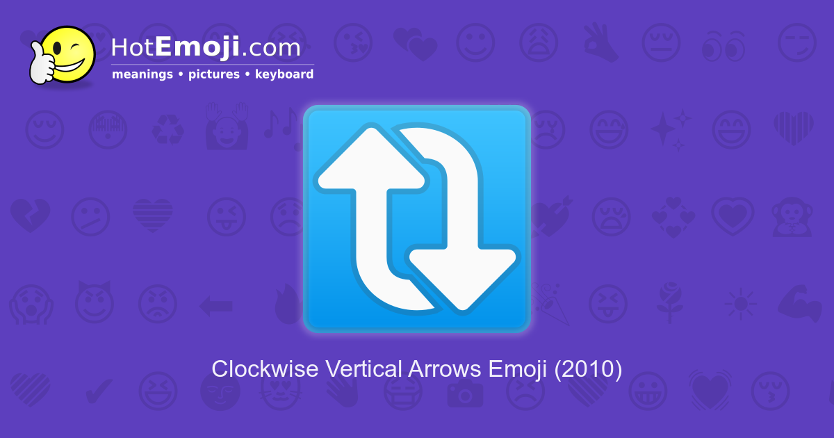 clockwise-vertical-arrows-emoji-meaning-with-pictures-from-a-to-z