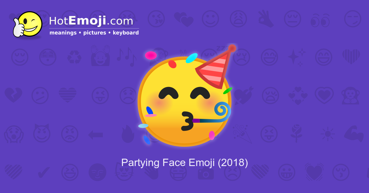🥳 Rosto Festivo Emoji