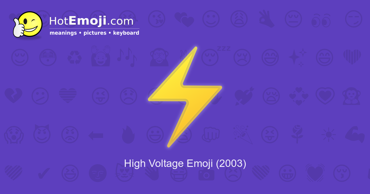 ⚡ Lightning Emoji Meaning with Pictures: from A to Z