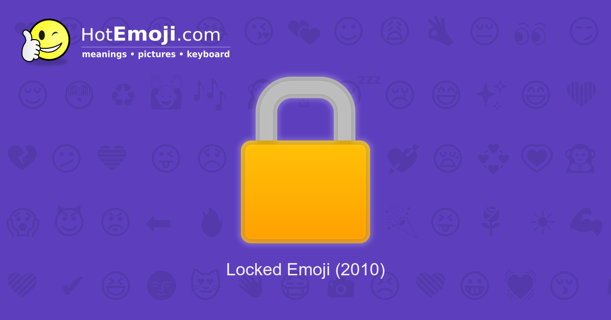 lock-emoji-meaning-with-pictures-from-a-to-z