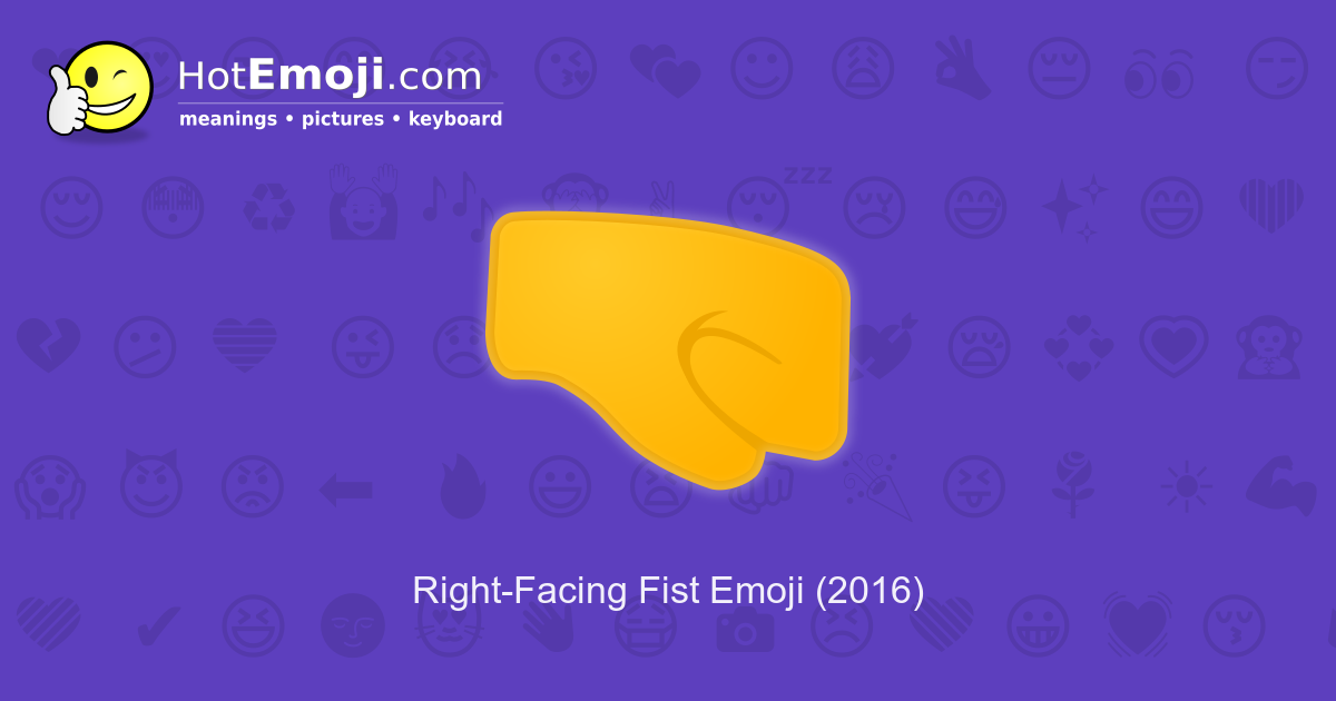 What Does Two Fist Emoji Mean