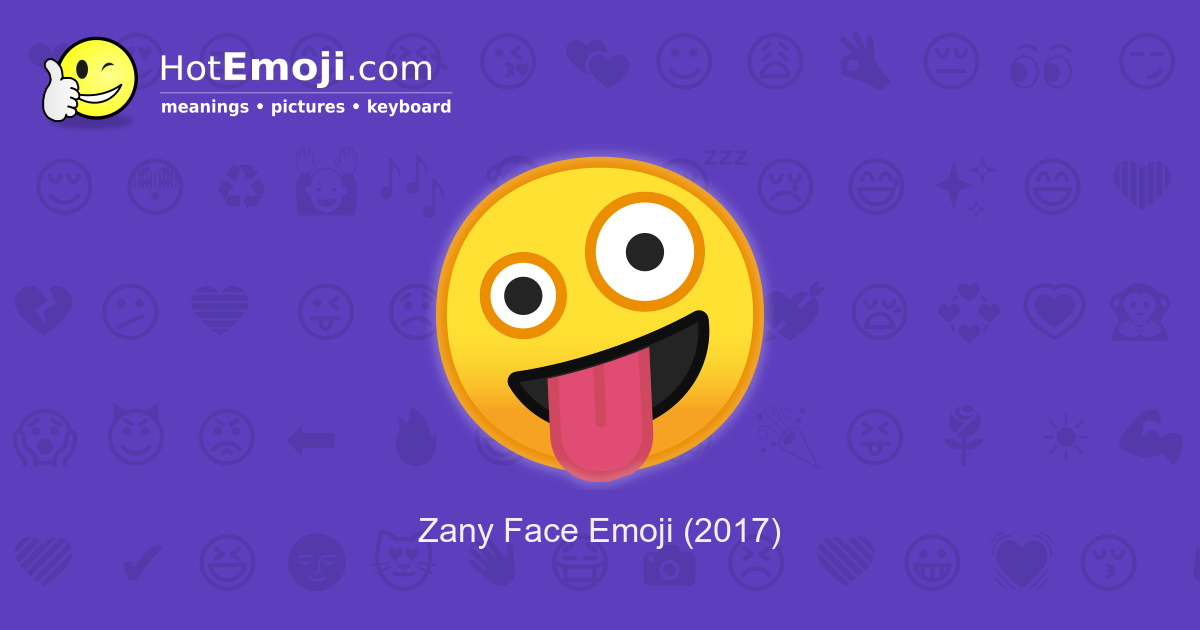 🤪 Zany Face Emoji — Meaning, Copy & Paste