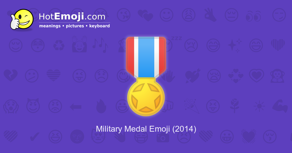 🎖️ Military Medal emoji Meaning