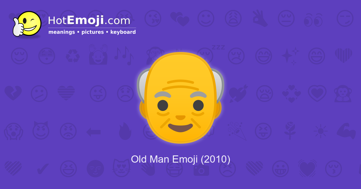 👴 Anciano Emoji